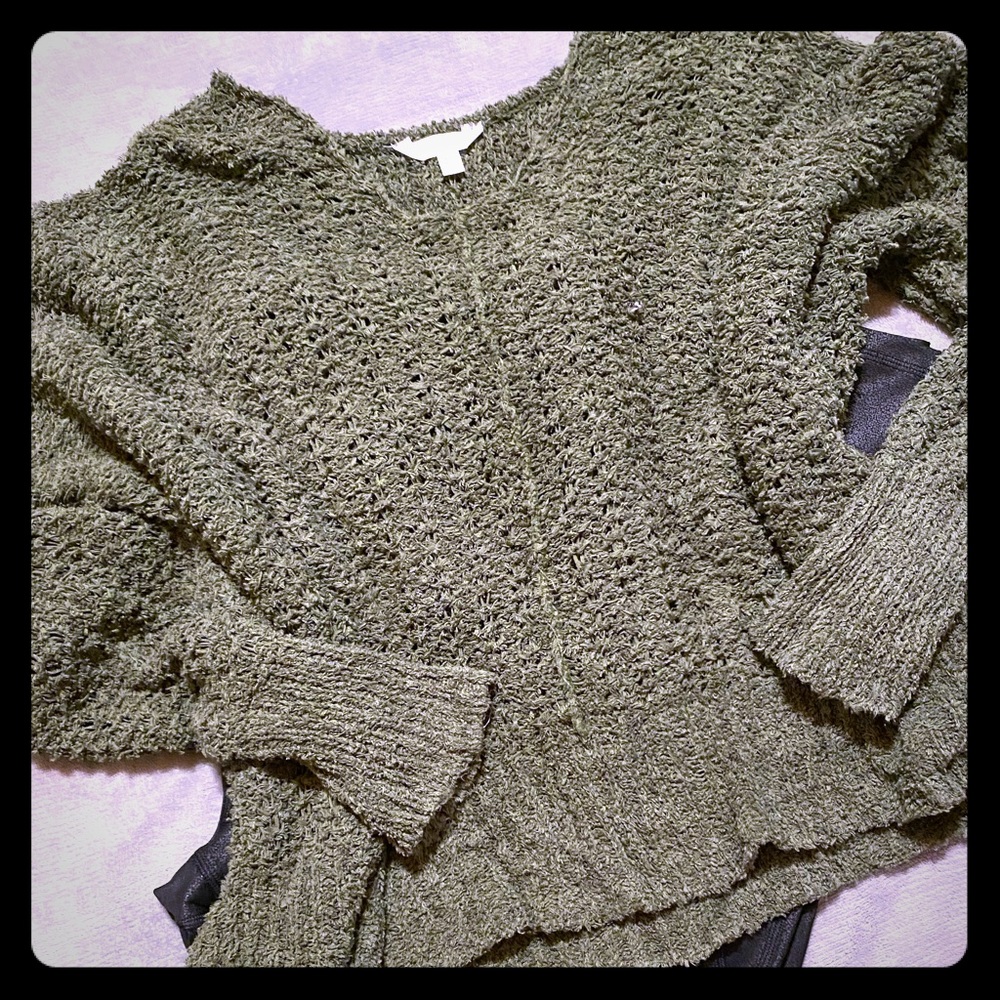 Olive green baggy sweater